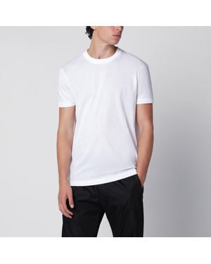 Prada Set Of Three Cotton T-Shirts - White