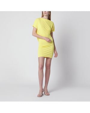 Jacquemus Mistral Viscose Jersey Dress - Yellow