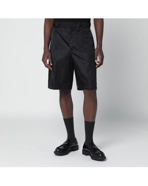 Prada Bermuda En Re-Nylon - Noir