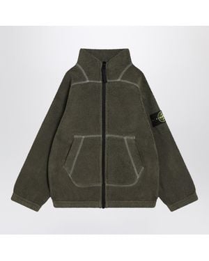 Stone Island Military Terry Cloth Sweatshirt - Green
