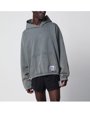 Satisfy Faded Mothtech Hoodie - Grey