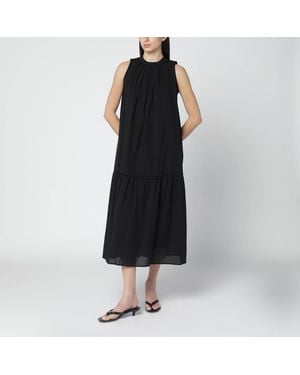 Weekend by Maxmara Cotton-Blend Canvas Dress - Black