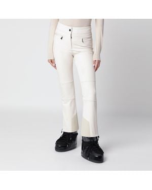 Moncler Pantaloni Da Sci Avorio - Bianco