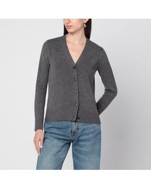 Max Mara Grauer Wollcardigan
