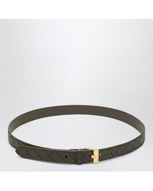 Bottega Veneta Cipresso-Colored Watch Belt - Brown