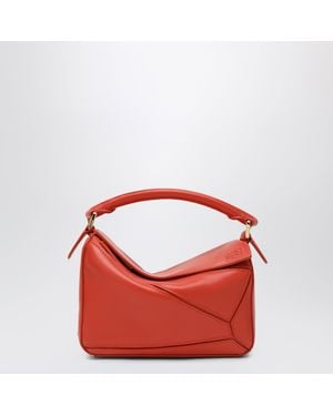 Loewe Puzzle Featherlight Medium Bag - Red