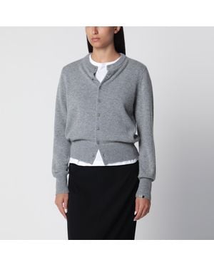 Extreme Cashmere Kaschmir-Cardigan Little Lamb - Grau