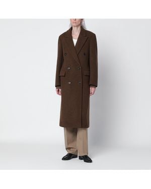 The Row Bamira Mélange Coat - Brown