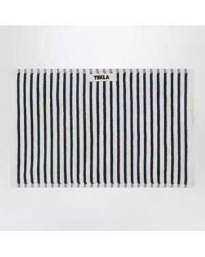 Tekla Striped Guest Towel 30X50 - Black