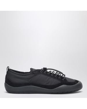Prada Sneakers speedrock nere in re-nylon e pelle scamosciata - Nero