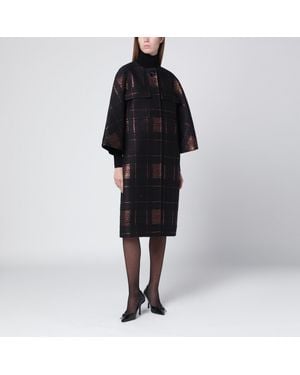Max Mara Cocoon Coat - Black