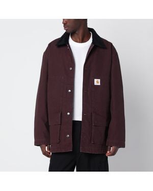 Carhartt Brauner Baumwollmantel Von Lander - Lila