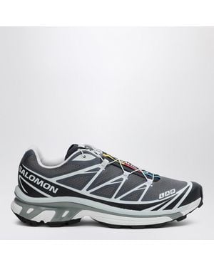 Salomon Sneaker xt-6 grey/night blue/violet - Multicolore