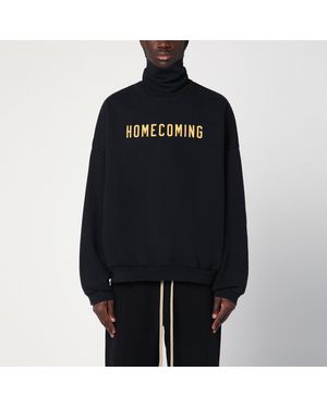 Fear Of God High-Necked Homecoming Sweatshirt - Black
