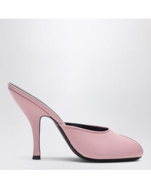 Jude Date Leather Mules - Pink