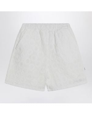 Douuod Cotton Shorts - White
