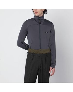 Prada Technical-Fabric Sweatshirt - Black