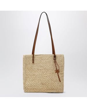 Manebí Raffia Tote Bag - Metallic