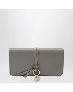 Chloé Alphabet Flap Wallet - Grey