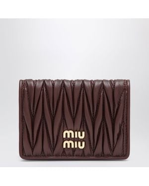 Miu Miu Card Holder - Brown