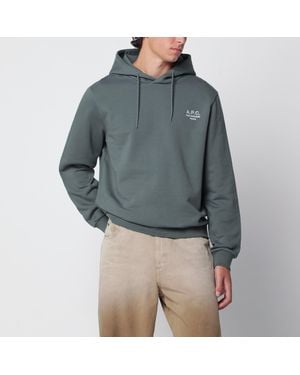 A.P.C. Cotton Hoodie - Gray