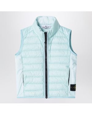 Stone Island Light Zip Vest - Blue