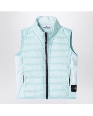 Stone Island Light Zip Vest - Blue