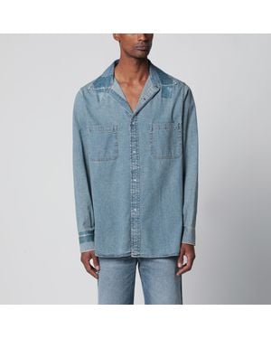 Maison Margiela Ice Denim Shirt - Blue