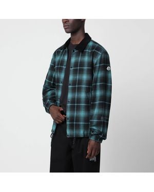 MONCLER X FRGMT Ryūha And Cotton Shirt Jacket - Blue
