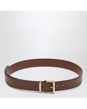 Miu Miu Tobacco Leather Belt - Brown