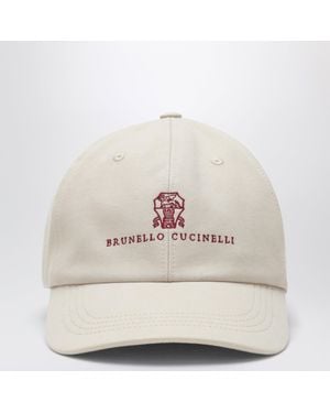 Brunello Cucinelli Sand-Colored Baseball Cap - Natural
