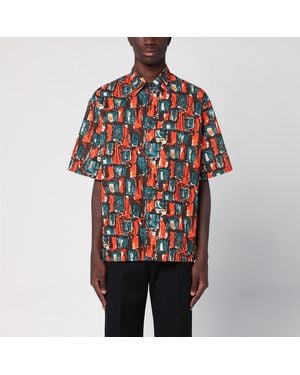 Prada Multicoloured Cotton Print Shirt