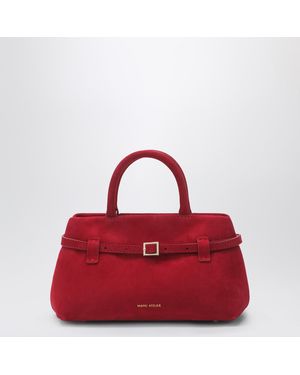 MANU Atelier Le Cambon 25 Suede Bag - Red