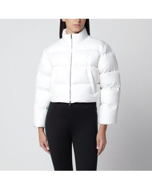 Gucci Cropped Padded Zip-Up Down Jacket - White