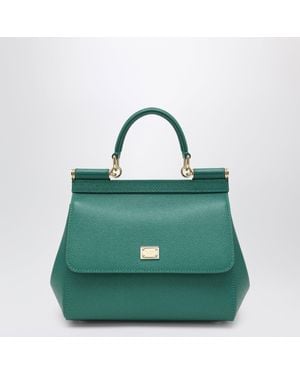 Dolce & Gabbana Medium Sicily Top-Handle Bag - Green