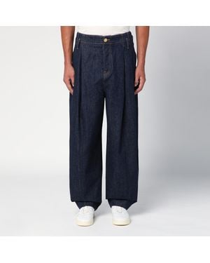 KENZO Loose Jeans In Japanese Denim - Blue