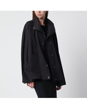 TOTEME Cotton-Blend Windbreaker Jacket - Black