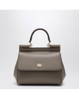 Dolce & Gabbana Medium Sicily Handbag - Grey
