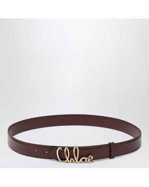 Chloé The Iconic Belt - Brown