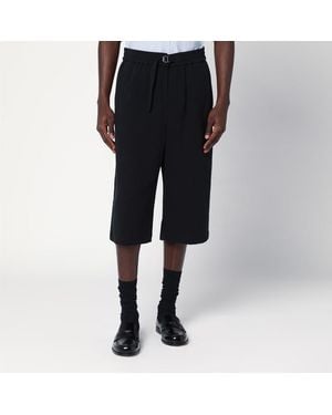 Ami Paris Bermuda Wide - Black