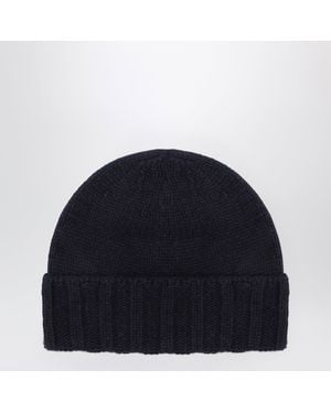 Drumohr Cashmere Beanie - Blue