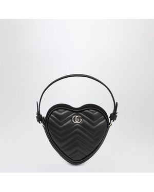 Gucci Mini bag a cuore gg marmont nera - Nero
