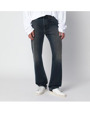 Golden Goose Journey Dark Straight-Leg Cotton Jeans - Blue
