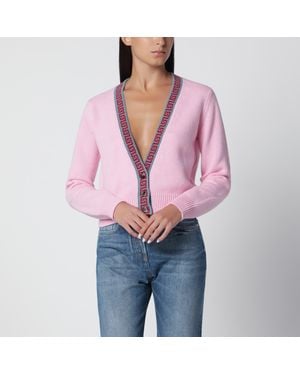 Versace Cardigan Rosa - Rosso