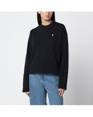 Ami Paris Ami De Coeur Sweatshirt - Black