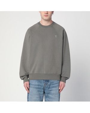 Ami Paris Graues Sweatshirt Ami De Coeur