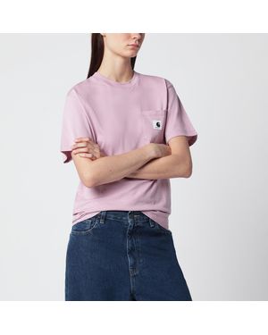 Carhartt Hortensia S/S Pocket T-Shirt - Purple