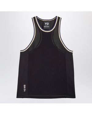 Adidas by Wales Bonner Cotton-Blend Knit Tank Top - Black