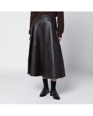 Rohe Gonna svasata in pelle - Nero