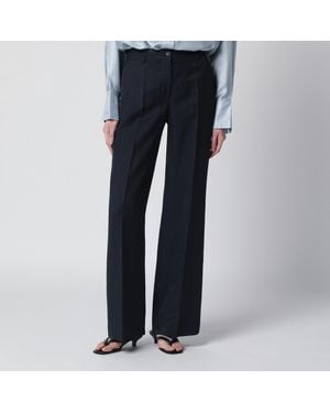 P.A.R.O.S.H. P.A.R.O..H.- Viscose Trousers-Donna - Blu